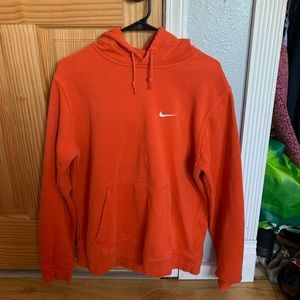 vintage orange nike hoodie